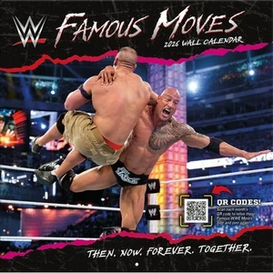 Turner WWE Famous Moves 12x12 2026 Wall Calendar w - Picture 1 of 1