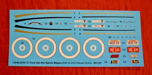 Revell 1957 Ford Del Rio Wagon Decal Sheet 1/25 - Bild 1 von 1
