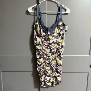 Torrid Curve Bügel Rüschen Minikleid Negligee Slip Dessous Bodycon 0 (US L) - Bild 1 von 10