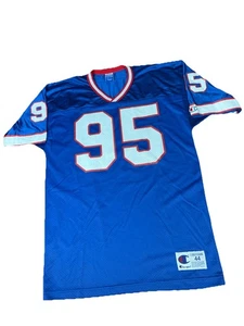 Camiseta Buffalo Bills Grande 44 Vintage Campeón Fútbol Bryce Paup - Imagen 1 de 8