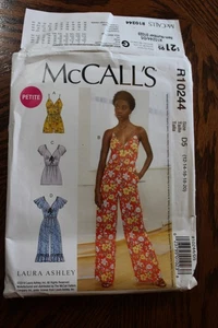 McCall's R10244 Jumpsuit & Romper w Lace Up Back Sz 12-20 UNCUT Pattern M7963 - Picture 1 of 3