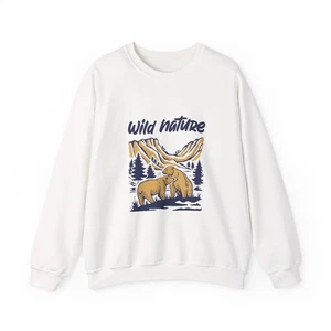 Nature Lover's Crewneck Sweatshirt, Cozy Wildlife Top, Gift for Nature [...] - Picture 1 of 25