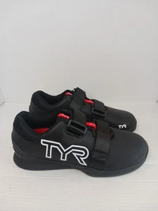 TYR L-1 Lifter Weightlifting Shoes Men's Size 11 Black /Red Sneakers NEW! - Picture 1 of 8