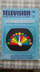 TELEVISION MAGAZINE July 1971 - Picture 1 of 1