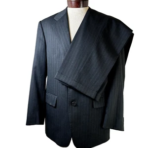 Brooks Brothers Men's 41R Striped Wool 2 Piece Suit With Dress Pants 35x30 VTG - Picture 1 of 10