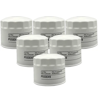 Filtro de combustible 6 piezas P550049 para Mitsubishi ME229272 ME229355 ME016872 ME016823 Foto 1 de 4