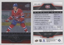 2021 Extended Series Black Diamond 2005-06 Retro Ruby Cole Caufield Rookie RC