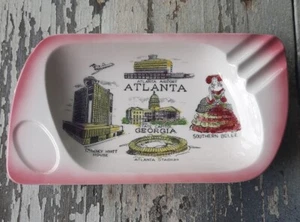 Vintage Atlanta Souvenir Ceramic Ashtray - Picture 1 of 7