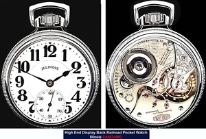 ILLINOIS Sangamo Special 21 Jewels 16 Size Railroad Pocket Watch From 1911 Works - Picture 1 of 6