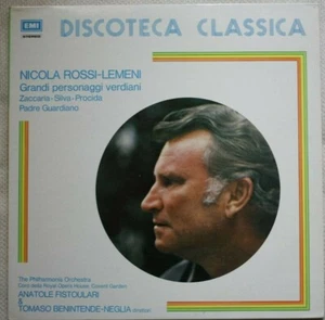NICOLA ROSSI-LEMENI - Grandi Personaggi Verdiani LP 1982 NM Cover Vg+ Condition - Imagen 1 de 2
