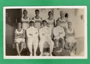 Royal Navy Winners of Benbow Cup 1931 RP pc AK242 - Bild 1 von 2