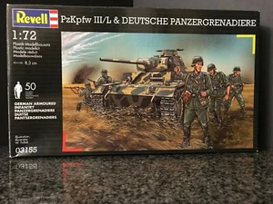 ✰ PANZER PzKpfw III/L + Panzergrenadiers 1/72 Revell/MATCHBOX - Picture 1 of 8