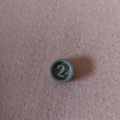 Slotter Ersatzteil Spielchip Münze 2 Grau Einzelteil - Bild 1 von 4