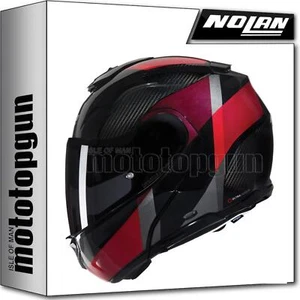nolan flip-up motorcycle helmet travelling x-1005 ultra carbon sportivo 346 xl - Picture 1 of 4