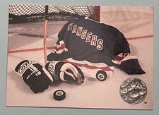 1991-92 Pro Set Platinum Series 1 New York Rangers Team Card #149