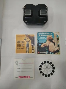 Sawyer's View-Master Stereoscope 3D Viewer model C BLACK 1 reel 8 1946-1955 - Picture 1 of 4