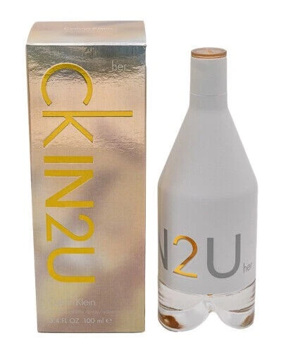 Vintage 2009 - Calvin Klein CK IN2U for Her 3.4 oz 100ml EDT Spray Women ckin2u - Imagem 1 de 1