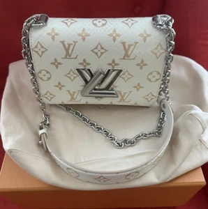 Rare NIB Louis Vuitton Twist PM in Exotic Latte Monogram Python Authentic - Picture 1 of 17