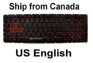 Keyboard for Acer Nitro AN515-51-504A N17C1 - US English Backlit - Bild 1 von 2