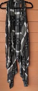 FREE PEOPLE Kiss the Sky Schmetterling Kimono Schal Print Strickjacke Boho Staubwedel M/L - Bild 1 von 5