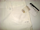 Womens 12 New NWT Golf Palm Capri Pants Pockets Long UPF 50 White Oakley Knee