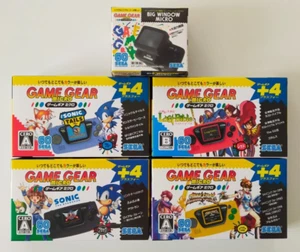 Game Gear Micro Console Big Window 4 Colors Complete Set 30th Anniversary Stock - Picture 1 of 14