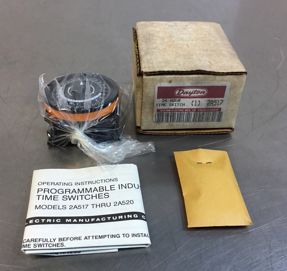 2 Pc. Dayton 2A517 120v Timer Switch Bundle