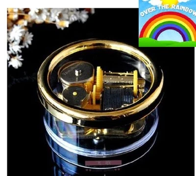 Gorgerous Circle Wind Up Music Box : SOMEWHERE OVER THE RAINBOW - Image 1 of 2
