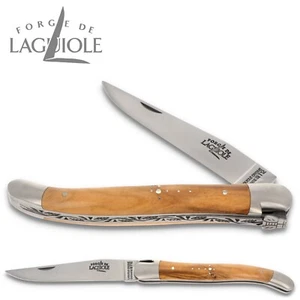 Navaja Forge de Laguiole 11 cm - mango madera de olivo - cuchillo Francia noble - Imagen 1 de 7