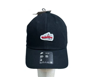 Nike Move To Zero Club Cap Schwarz Air Max Sneaker Logo Verstellbar M/L NEU - Bild 1 von 6