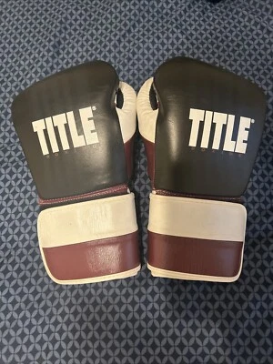 Guantes de boxeo Title gancho y bucle 14 oz Foto 1 de 4