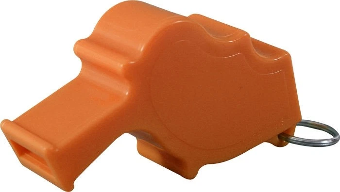 All Weather Safety AW1 Casing 3/4-Inch High Grip Whistle - Orange