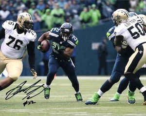 Robert Turbin Seahawks Signed 8x10 Autographed Photo #3 - Picture 1 of 2