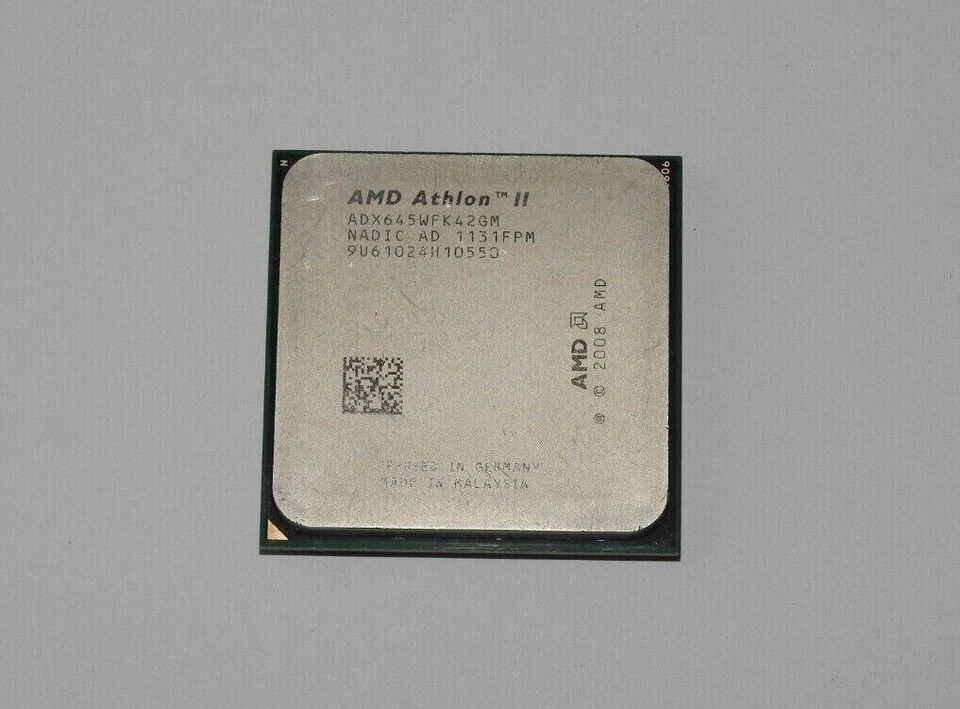 AMD Athlon II X4 645 3,1 GHz Quad-Core (ADX645WFK42GM) Prozessor +Wärmeleitpaste - Bild 1 von 1
