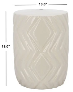 Safavieh CARSYN 18" GARDEN STOOL, Reduced Price 2172738827 ACS5208A - Picture 1 of 5
