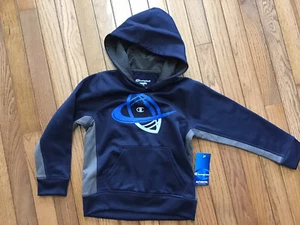 NWT Youth Kids Boys Girls Champion Hoodie Navy Blue Size XS(5/6) - Picture 1 of 6