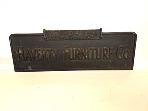 Haverty Furniture Co. Placa de construcción de bronce - Imagen 1 de 4