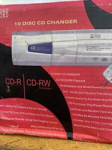 Auto Cd Changer: Extreme Sound 10 Disc Cd Changer Installs W/Any Radio W/Fm Tune