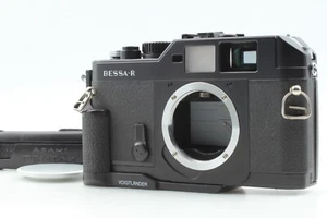 【N COMO NUEVA- con empuñadura】 Cámara fotográfica telémetro negra Voigtlander Bessa R de JAPÓN - Imagen 1 de 13