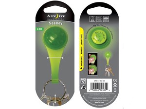 2 x Nite Ize SeeKey LED Keychain Light - White LED - Includes 2 x CR2016s  Lime