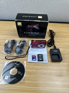Nikon Coolpix S630 12 MP Digital Camera w/ Charger, Battery, 4 Gb SD Card READ - Picture 1 of 7