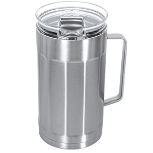 84-Ounce (2.5L) Sweat-Free Beverage/Water Pitcher with Lid, Stainless Steel, ... - Picture 1 of 9