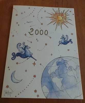 RARE COLLECTOR - MENU CONCORDE AN 2000 illustré par Jean Boggio - Photo 1/4