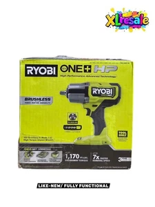 RYOBI PBLIW01 ONE+ 18V sin escobillas 4 modos 1/2" alto par llave de impacto herramienta solamente - Imagen 1 de 17