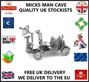 KIT MODELO HOBBY ARTESANAL APOLLO LUNAR ROVER METAL 3D ROMPECABEZAS GADGET HOMBRE HÁGALO USTED MISMO REGALO - Imagen 1 de 6