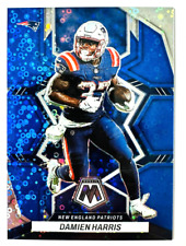 2022 Panini Mosaic Damien Harris BLUE Disco Prizm Card SP #/75 Patriots Star!