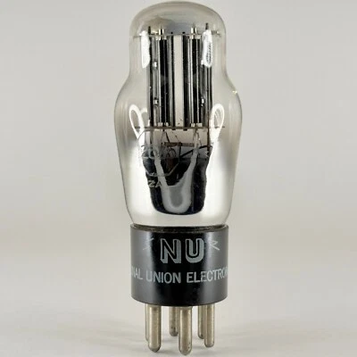 (1) Tubo Doble Rectificador Código de Fecha LR Probado National Union 25Z5 Foto 1 de 4