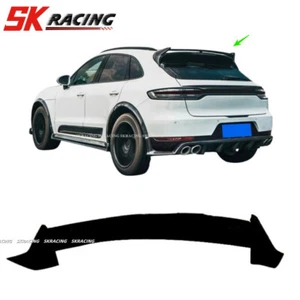 For 2014-2020 Porsche Macan NEW Glossy Black Rear Roof Spoiler Window Wing Lip - Foto 1 di 6