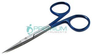 Tijeras dentales micro iris rectas de 4,5" instrumentos premium afilados/agudos 2024 - Imagen 1 de 5