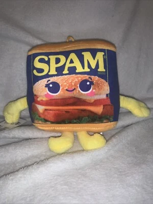 Fiesta Hormel Foods SPAM Can Girl Version 5.5” Plush Stuffed Toy NEW Funny Gift - Image 1 of 4
